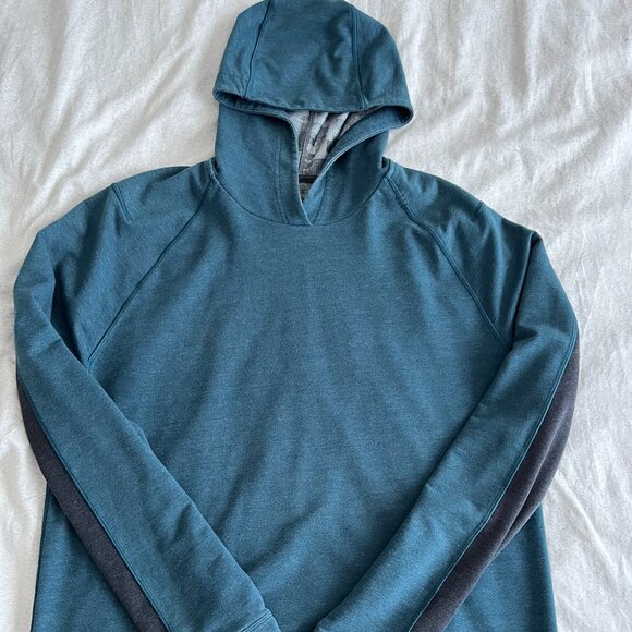 Mens Lululemon Teal Blue Large Sweatshirt - Picture 1 of 8